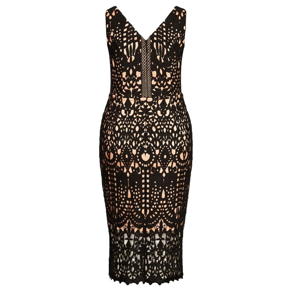 NWT City Chic Dress All Class FF Black L = 20 = 2X - Picture 4 of 5